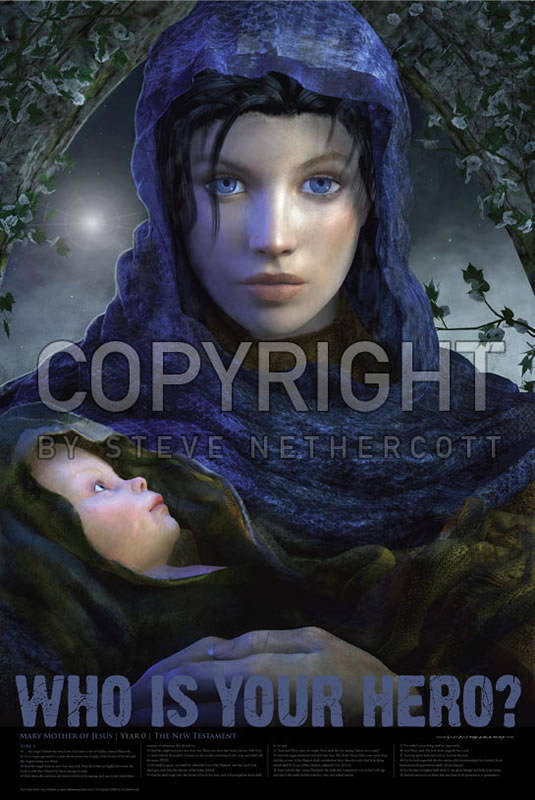 mary mother of jesus poster in real hero posters ldsbookstore com