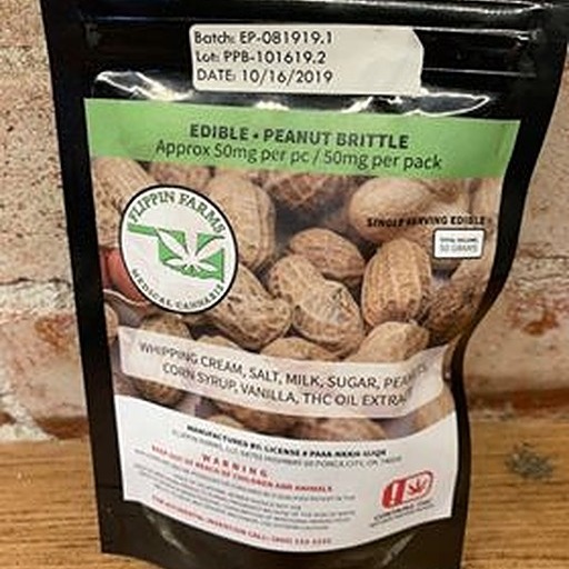 Flippin Farms Peanut Brittle 50mg 10pack Leafly