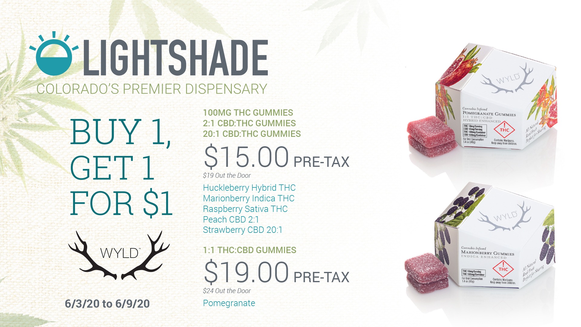Lightshade Federal Heights Menu Leafly