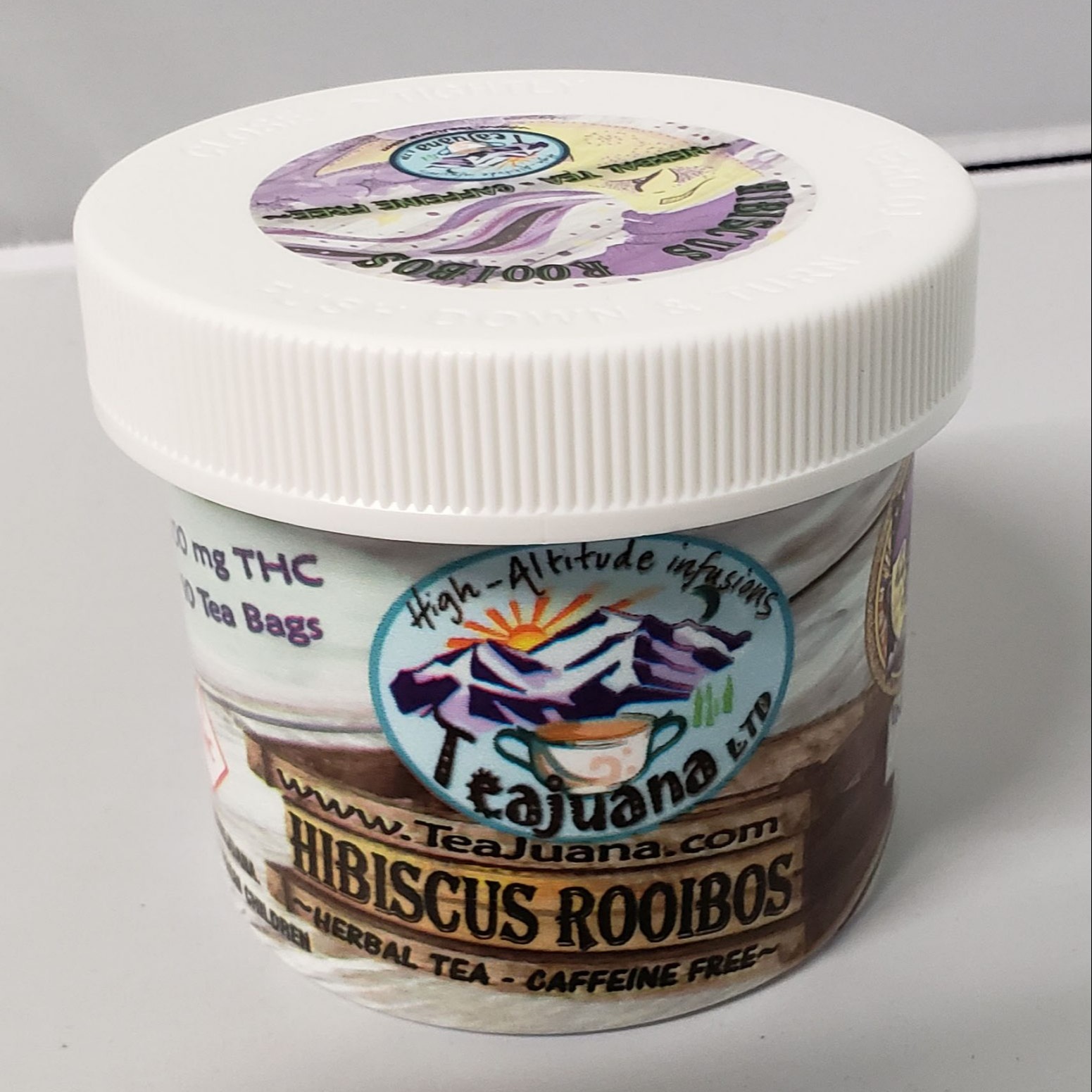 Teajuana Hibiscus Rooibos Tea 100mg 10pack Leafly