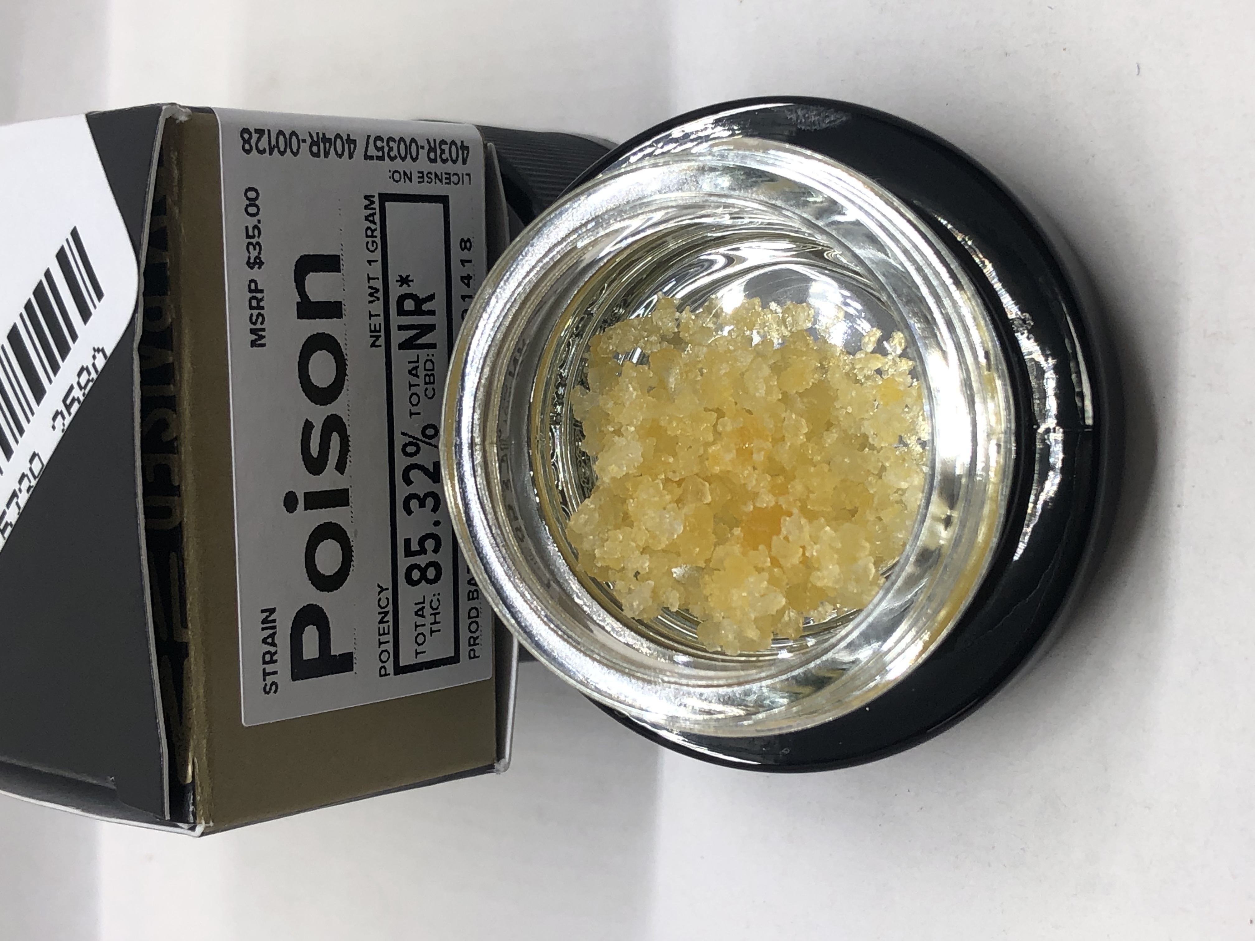 Infinite Extracts Poison THCa Crystals 1g Leafly