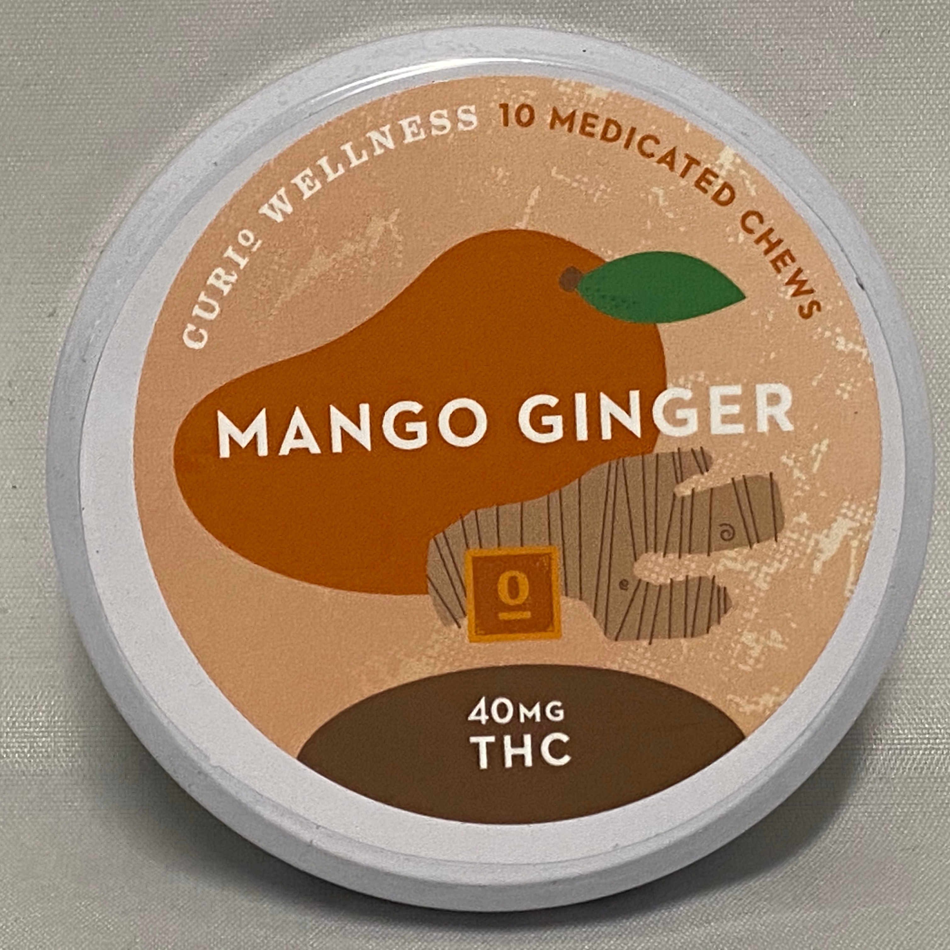 Mango Ginger Chews 400mg 10pack Leafly