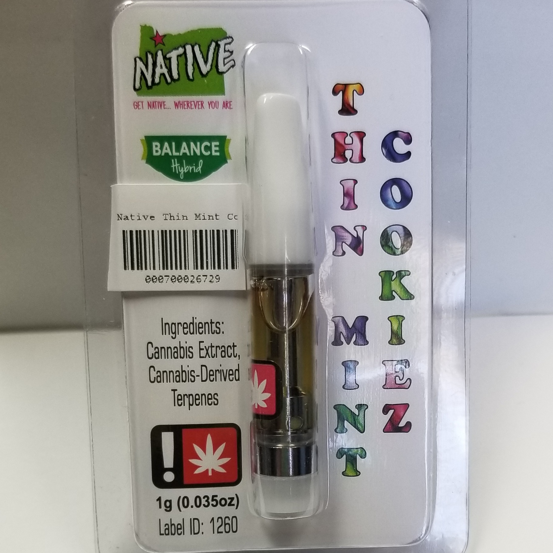Thin Mint GSC Cartridge 1g Leafly