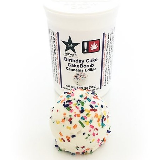 Elbe's Edibles: Medical Only - Birthday Cake Cakebomb