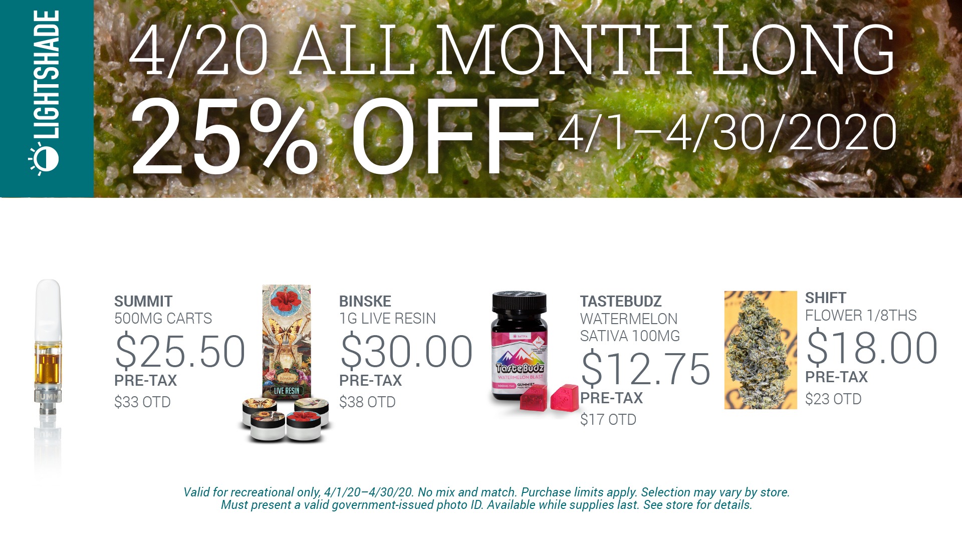 Lightshade Federal Heights Dispensary Menu Leafly