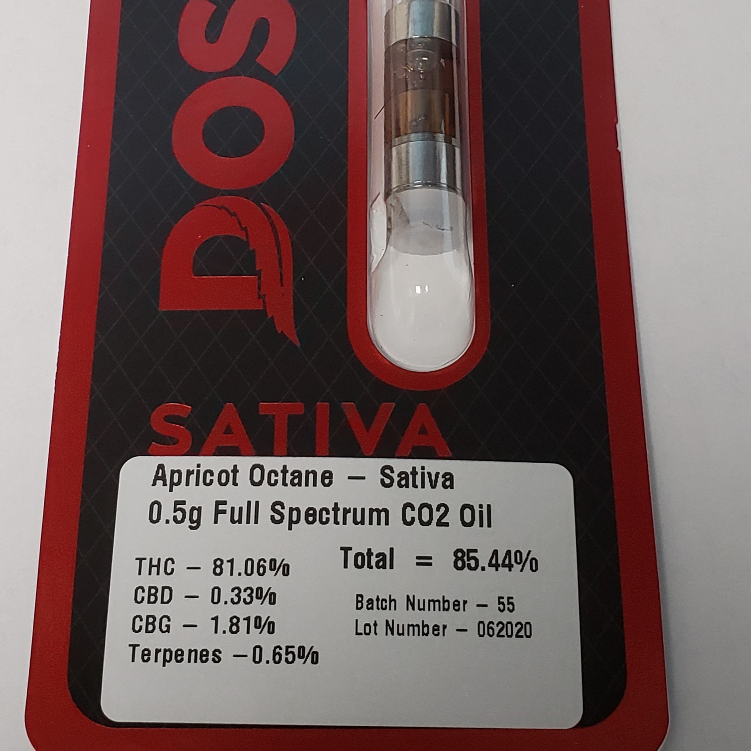 Apricot Octane FSE Cartridge 0.5g Leafly