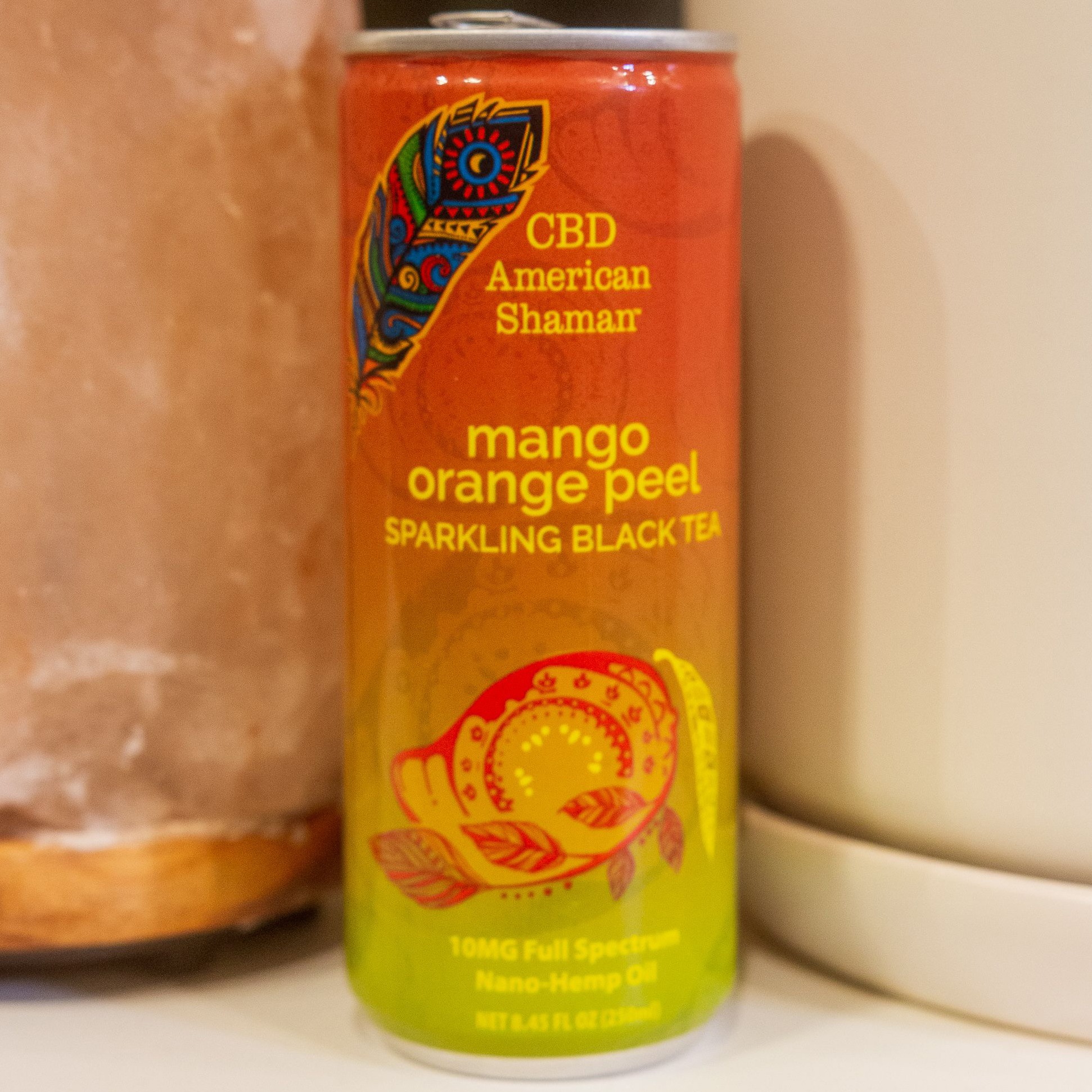 CBD American Shaman CBD Mango Orange Peel Tea 10mg Leafly