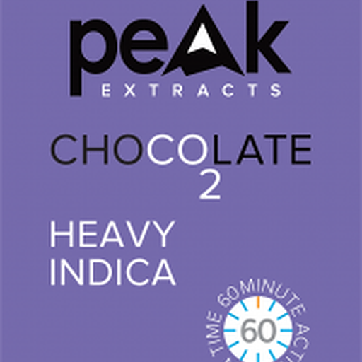 Peak Extracts Purple Hindu Kush Chocolate Bar 50mg Leafly
