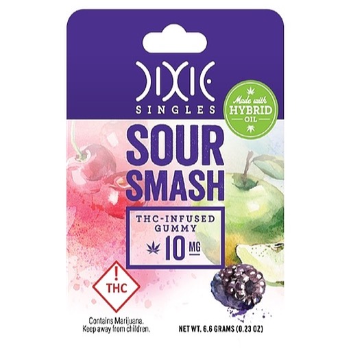 Dixie Brands Sour Smash Gummy 10mg Leafly