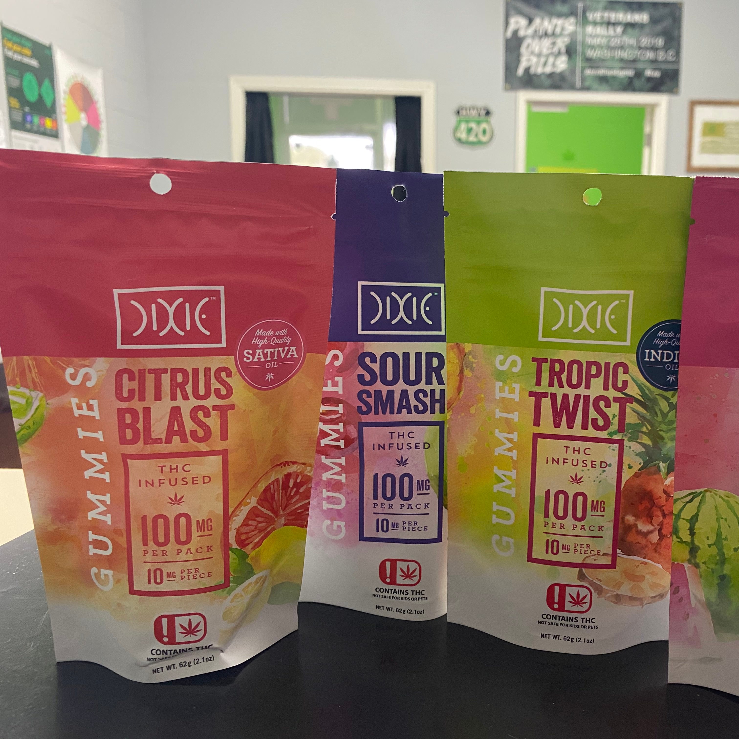 Dixie Brands Sativa Gummies 10mg Leafly