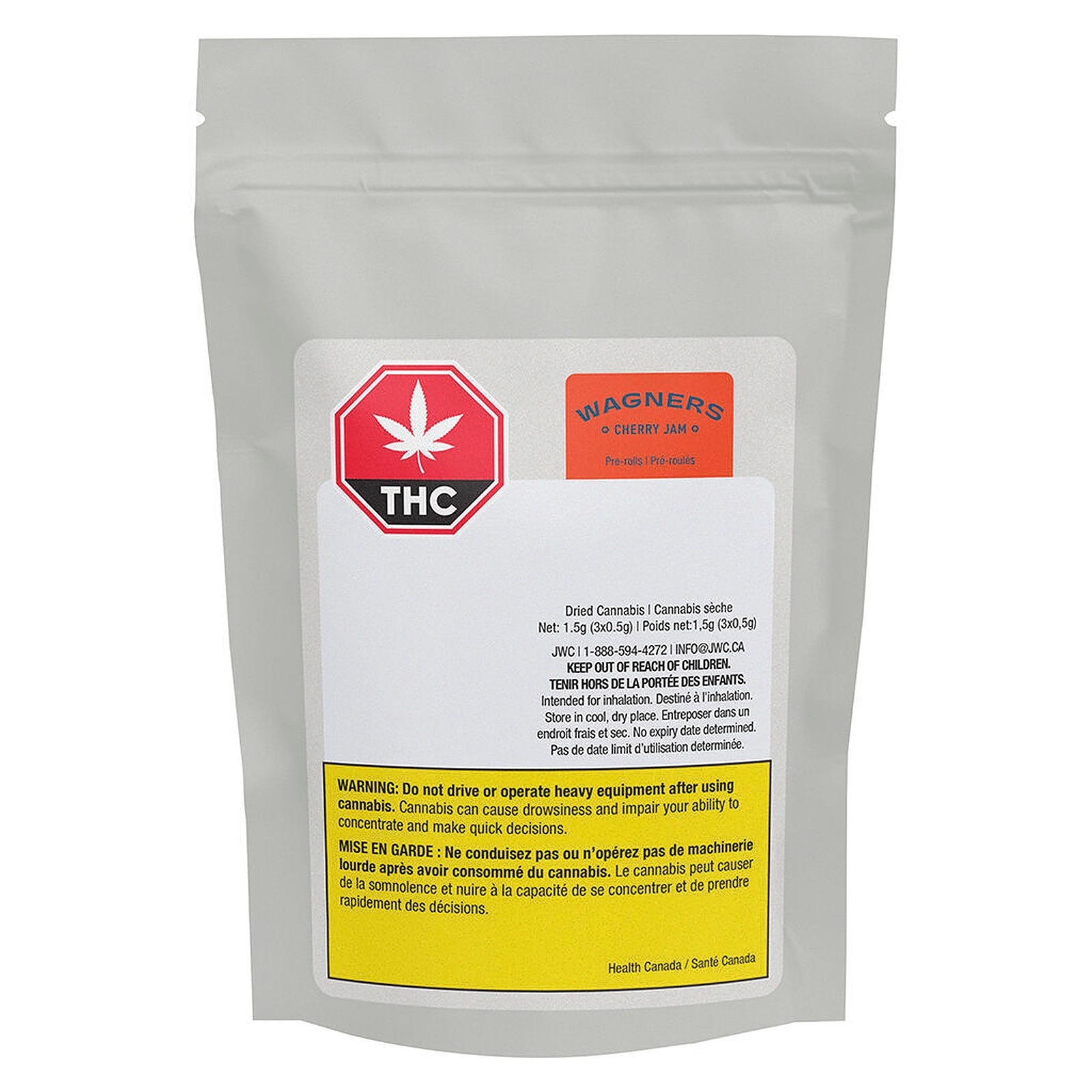 WAGNERS - Cherry Jam Joints Pre-Roll Hybrid 3x0.5g