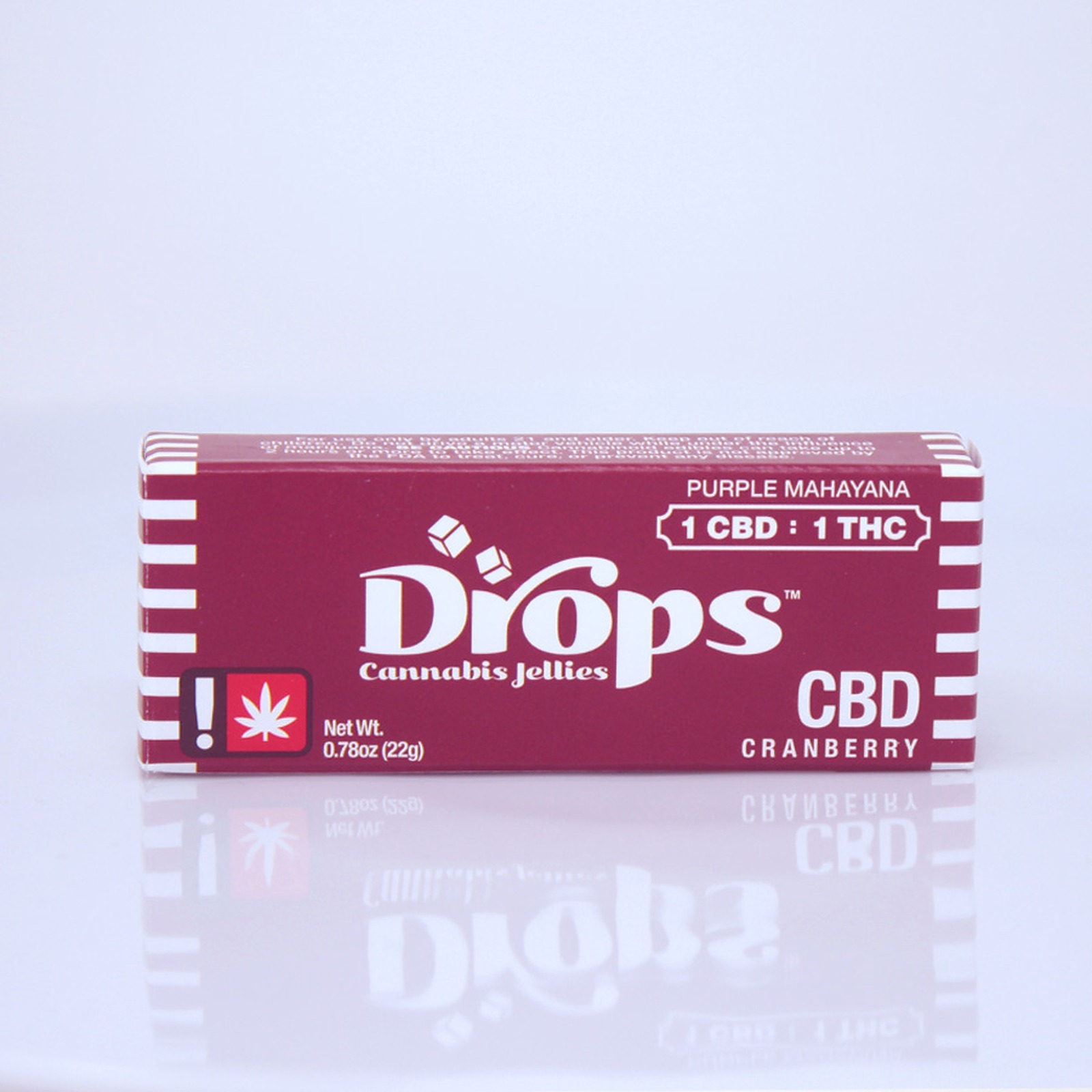 Drops: Cannabis Jellies Piece Cranberry