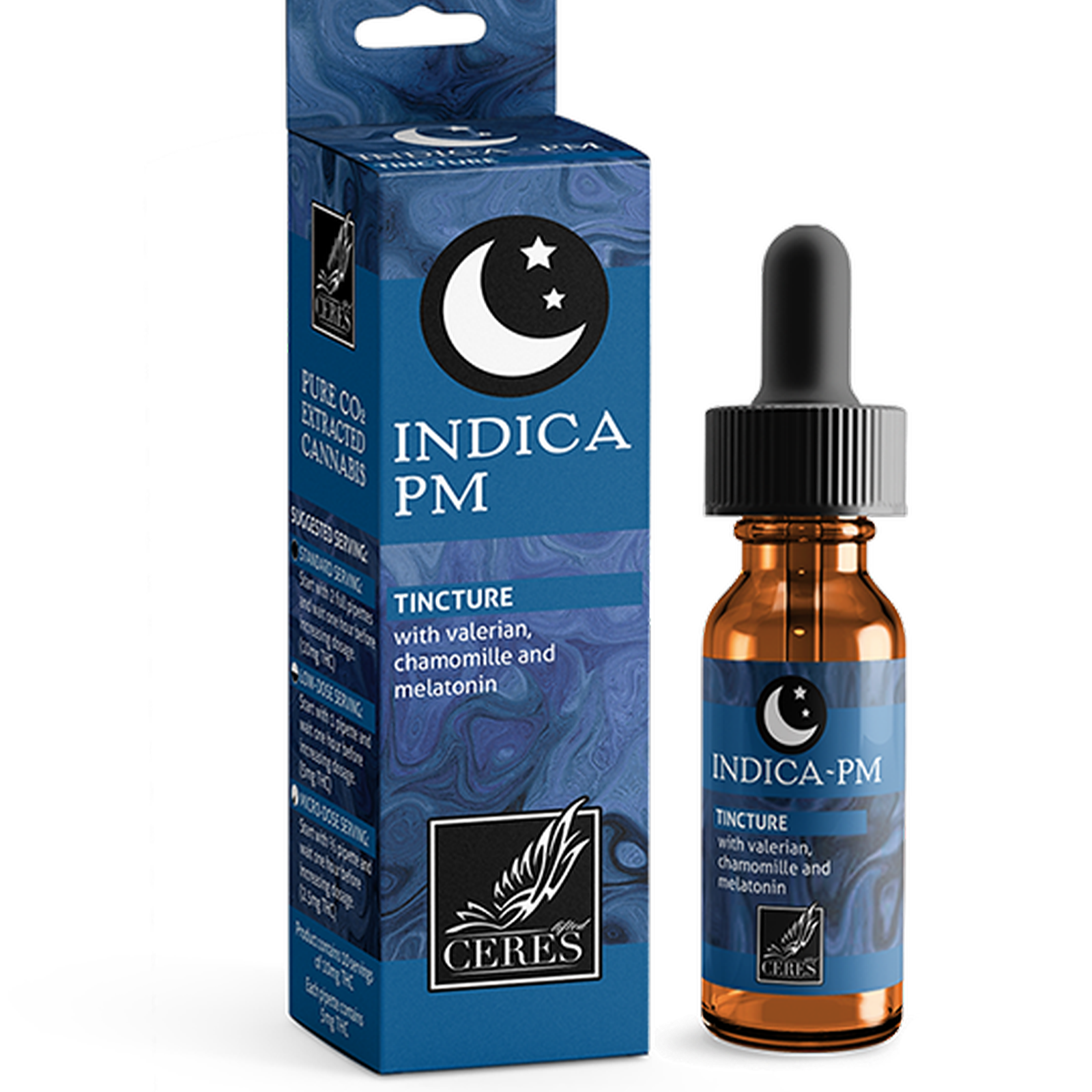 Indica PM Tincture 100mg 15ml Leafly