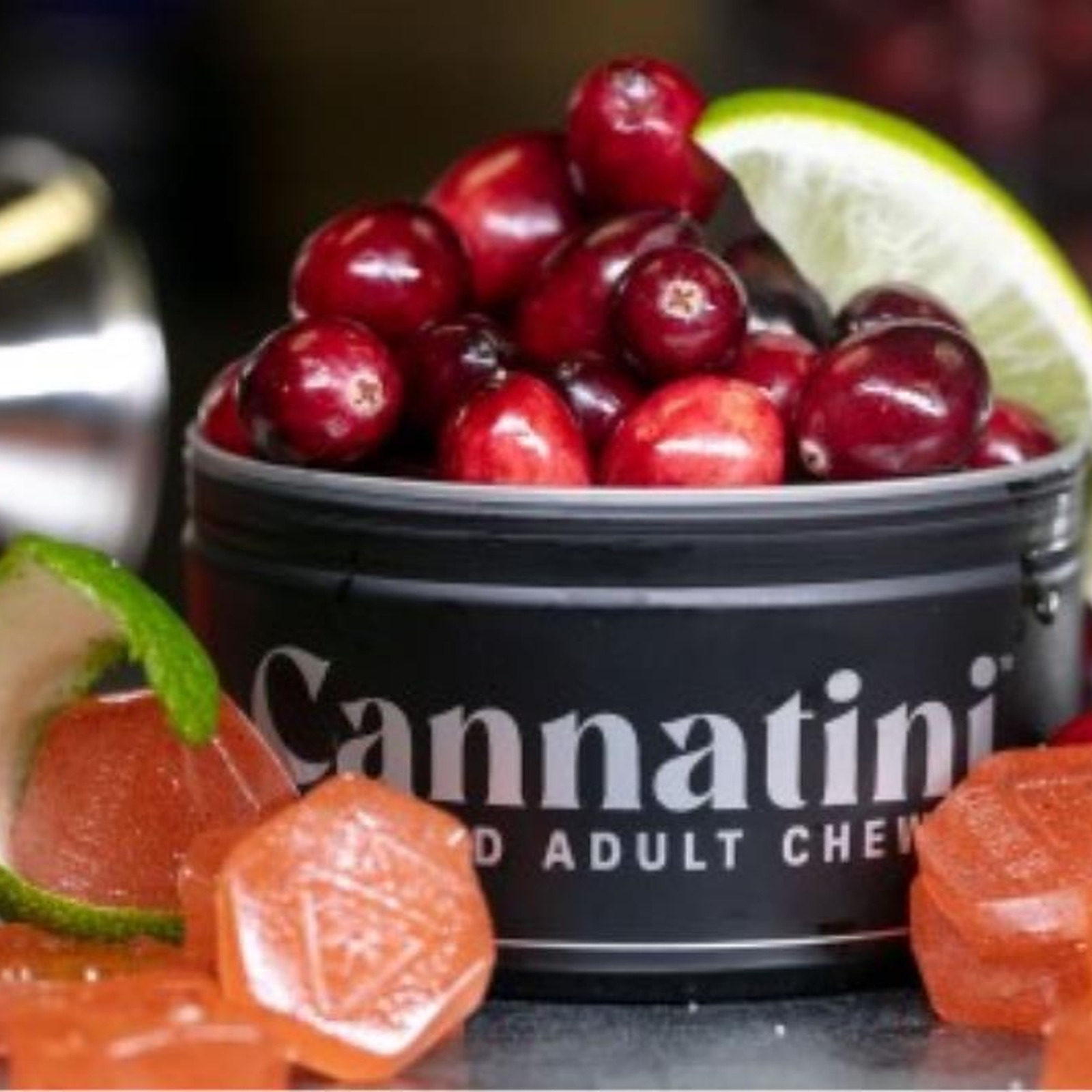 Cannatini 11 D8D9 Cranberry Lime Mojito Gummies 100mg 20pack Leafly
