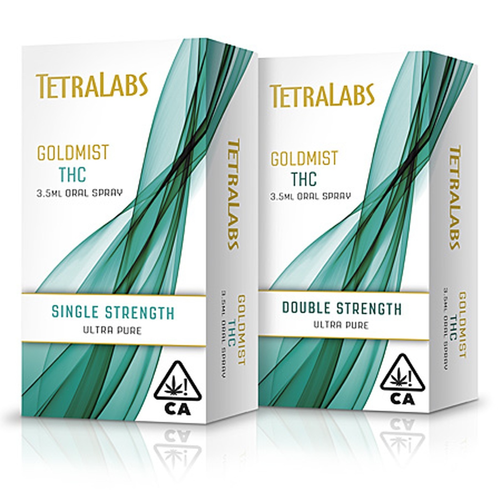Tetra Labs GoldMist 1x THC Oral Spray 250mg Leafly