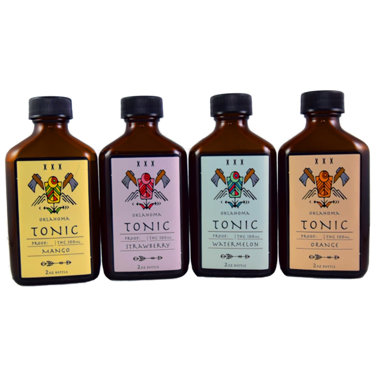 US Cannabis Pharma (USCP): Strawberry Oklahoma Tonic 100mg 2oz | Leafly