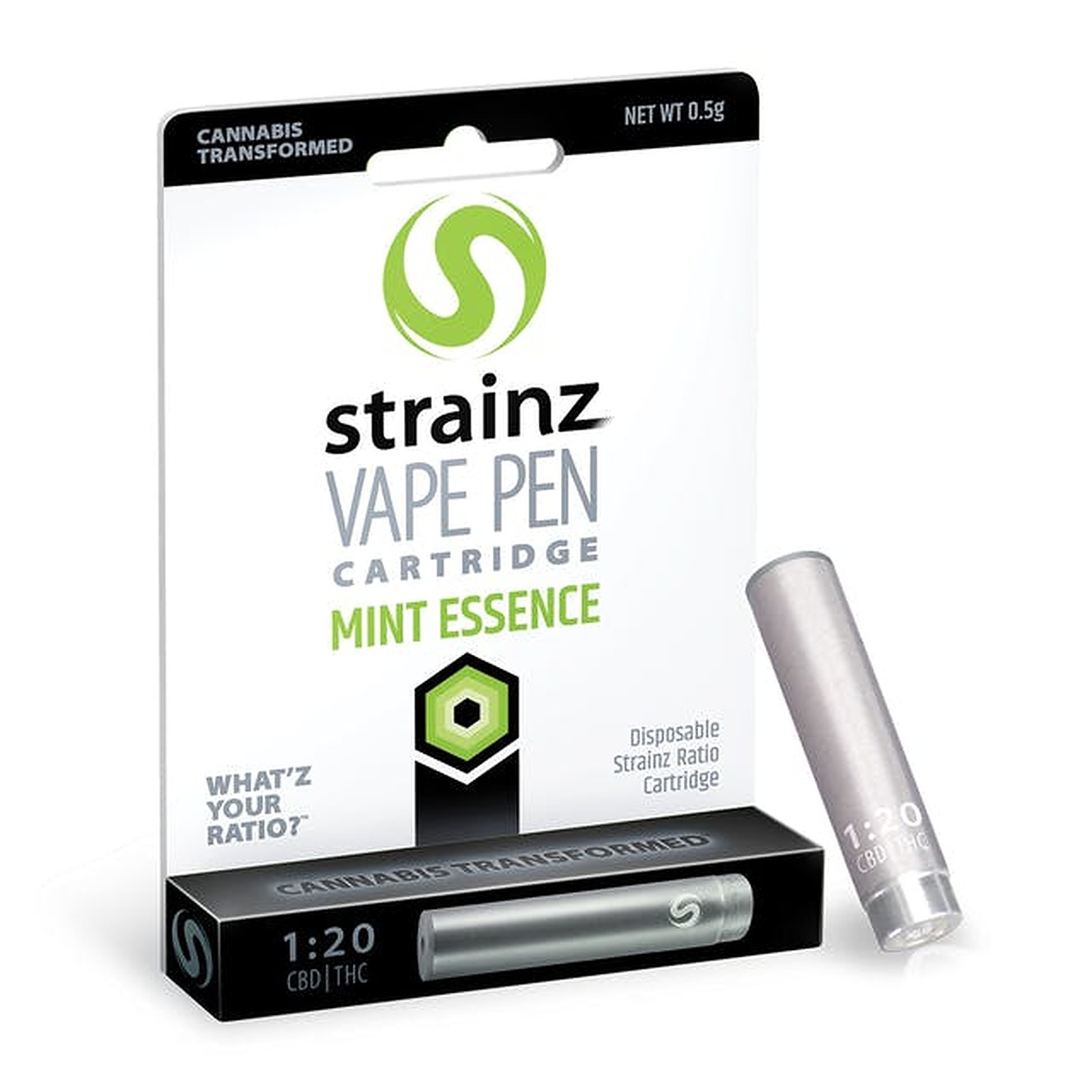 Strainz 120 (Mint Essence) Cartridge 0.5g Leafly