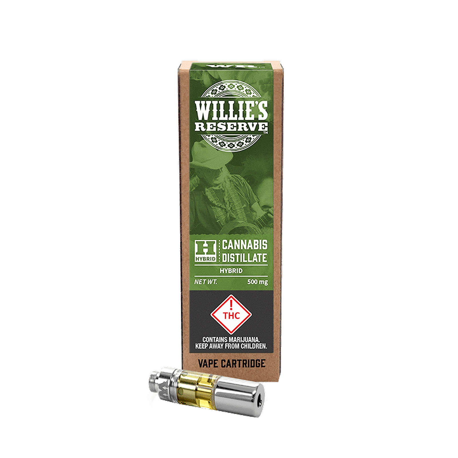 Willie's Reserve 500mg Distillate Vape Hybrid Leafly