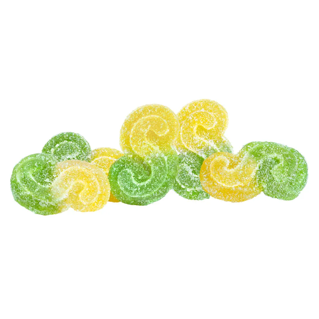 Spinach Sourz - THC+CBC Mango Lime Soft Chews - Sativa - 5 Pack