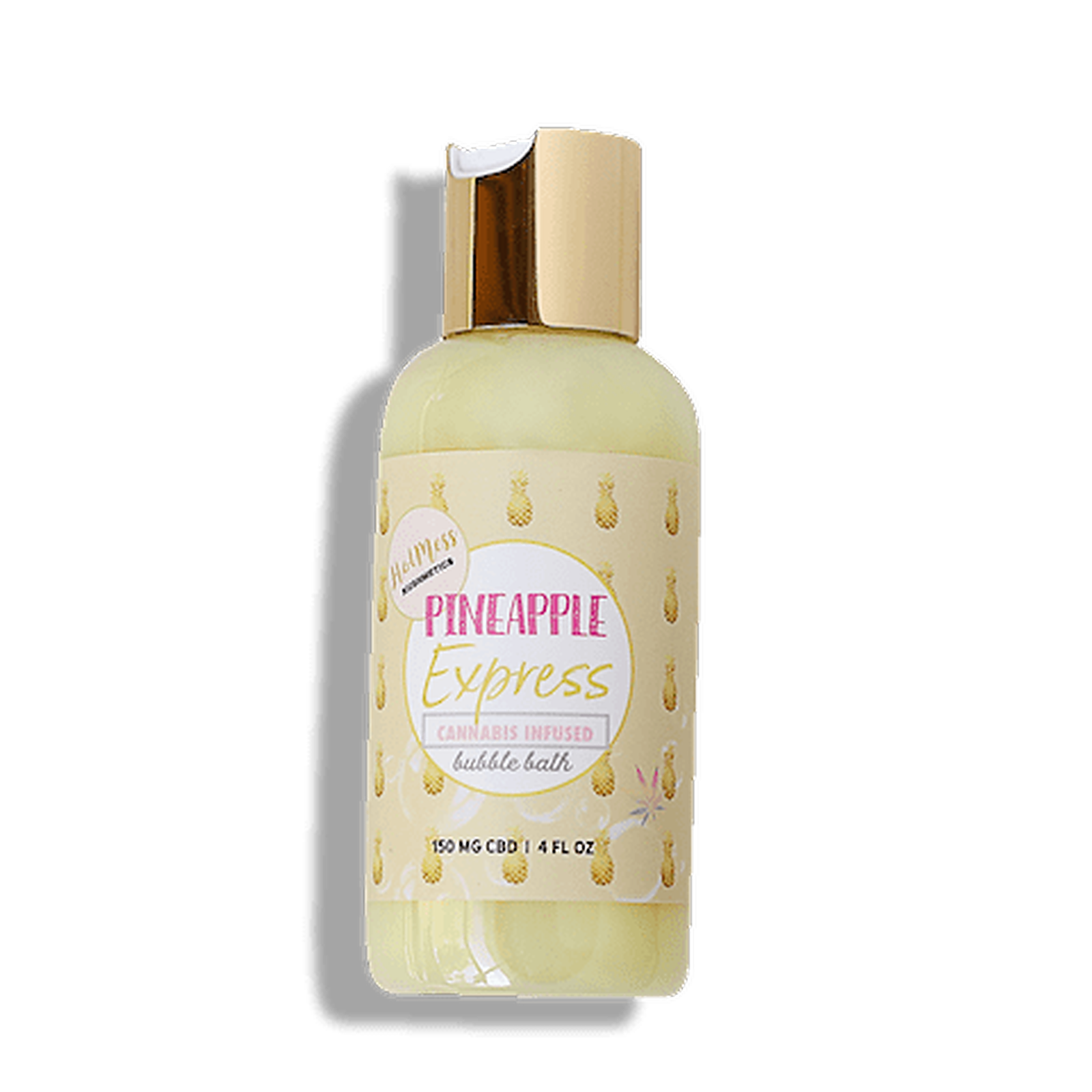CBD Pineapple Express Bubble Bath 150mg 4oz Leafly