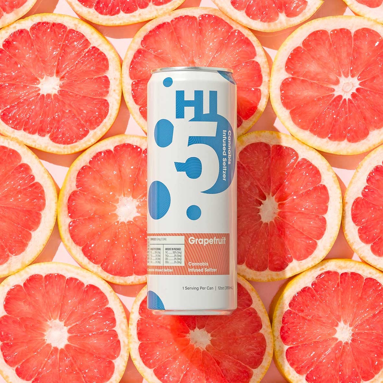 Hi5 Grapefruit Seltzer 20mg 4Pack Leafly