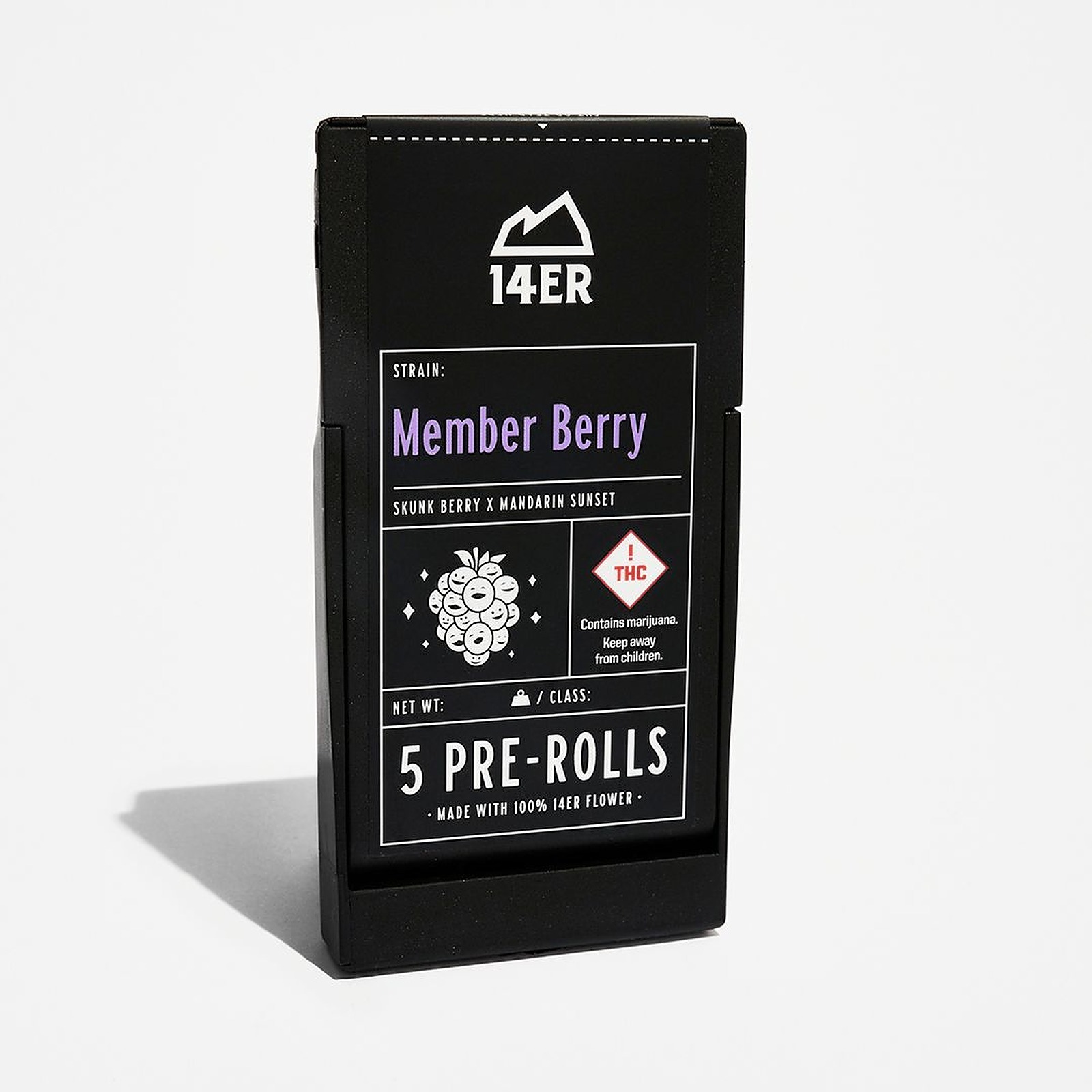14er Member Berry PreRolls 5pack Leafly