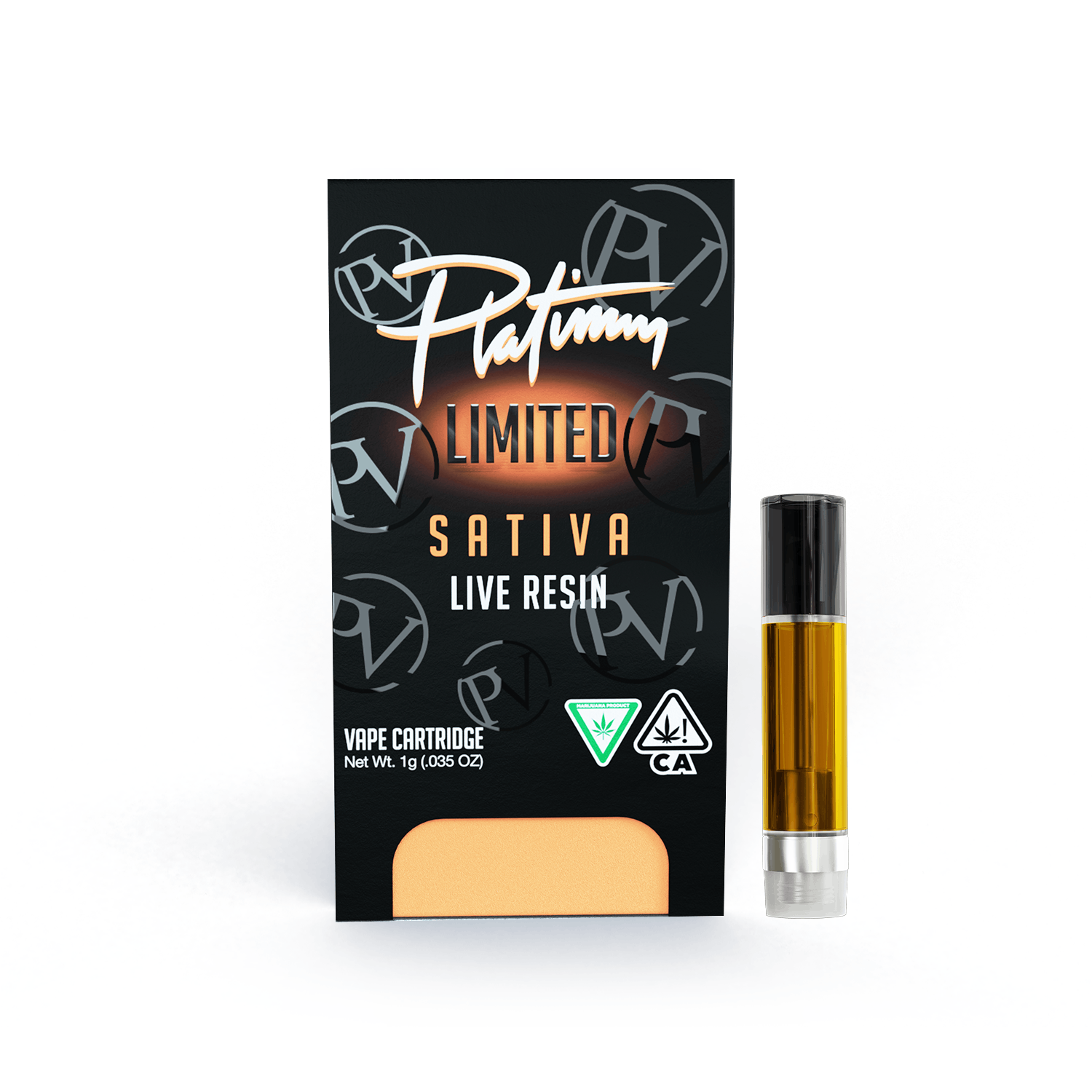 Platinum Vape: Platinum Vape LIVE RESIN Outer Space (Sativa) 510 thread  cartridge 1g
