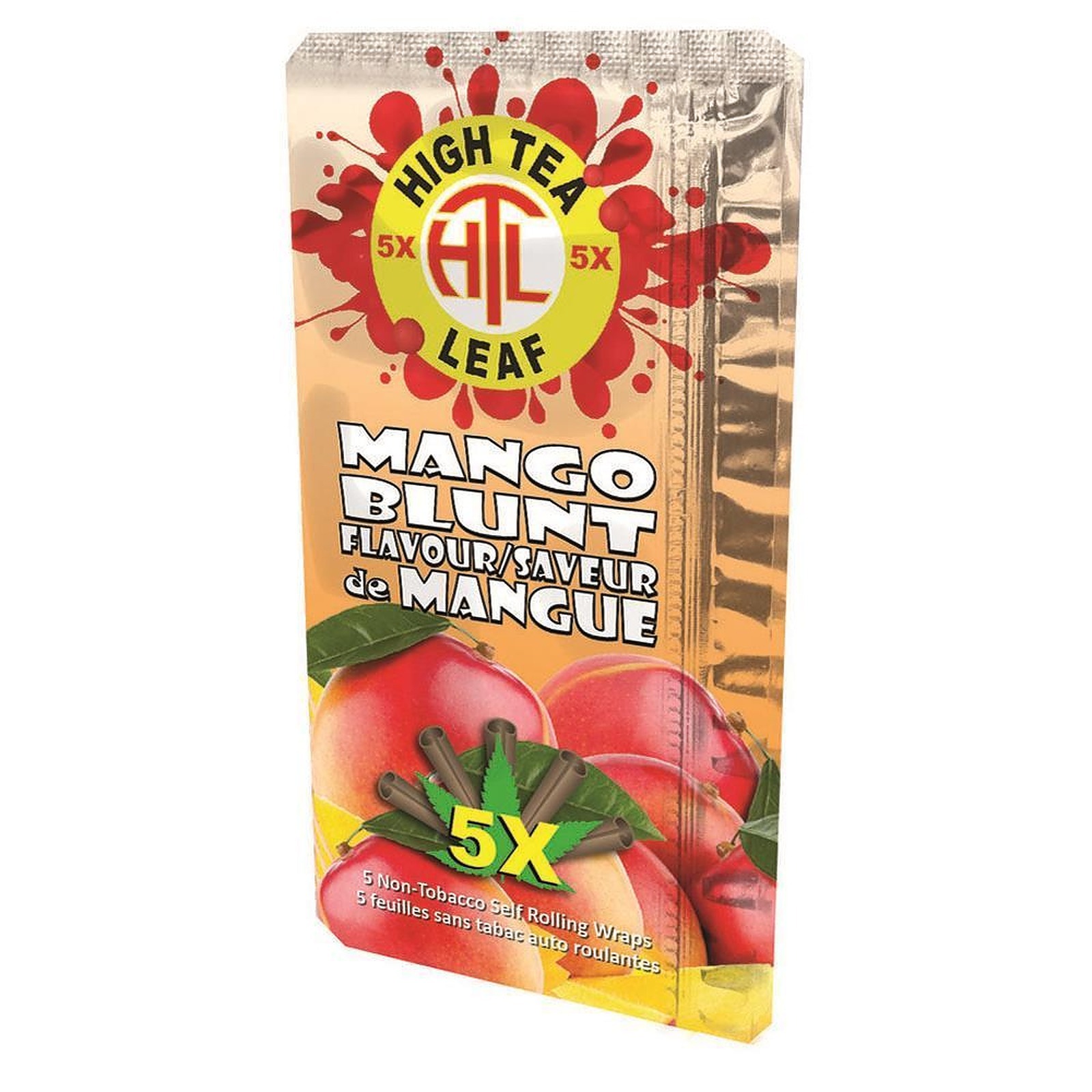 High Tea Leaf Mango Blunt Wraps 5pack Leafly