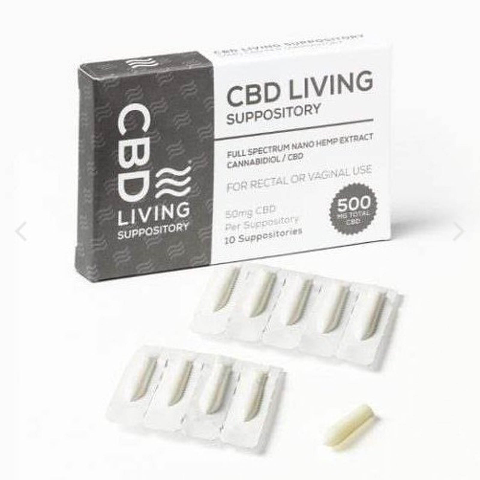 CBD Living CBD Living Suppository 50mg Leafly