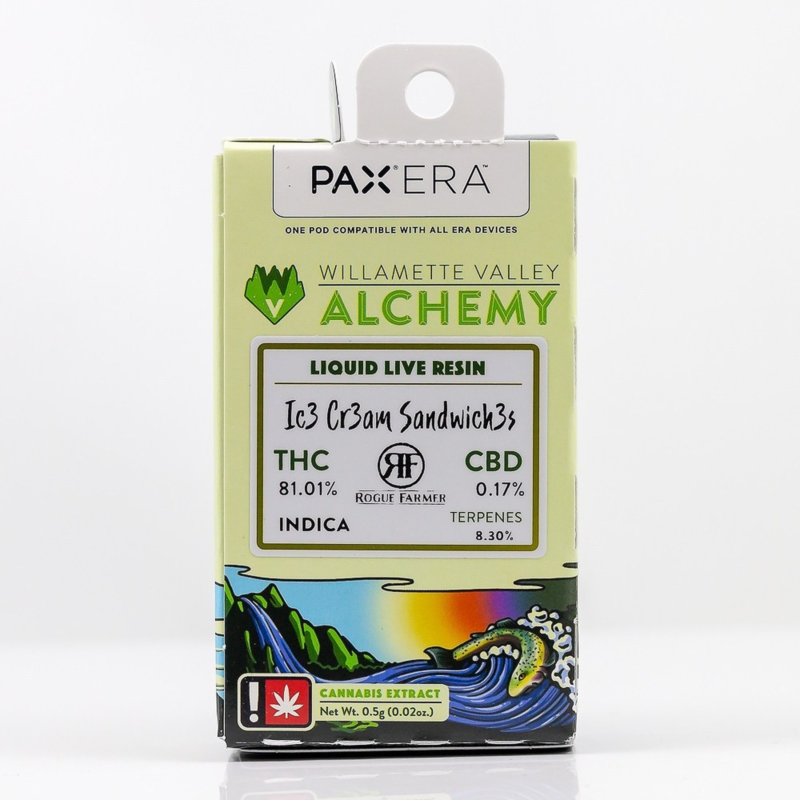 Willamette Valley Alchemy: Ice Cream Sandwiches LLR PAX Pod 0.5g | Leafly