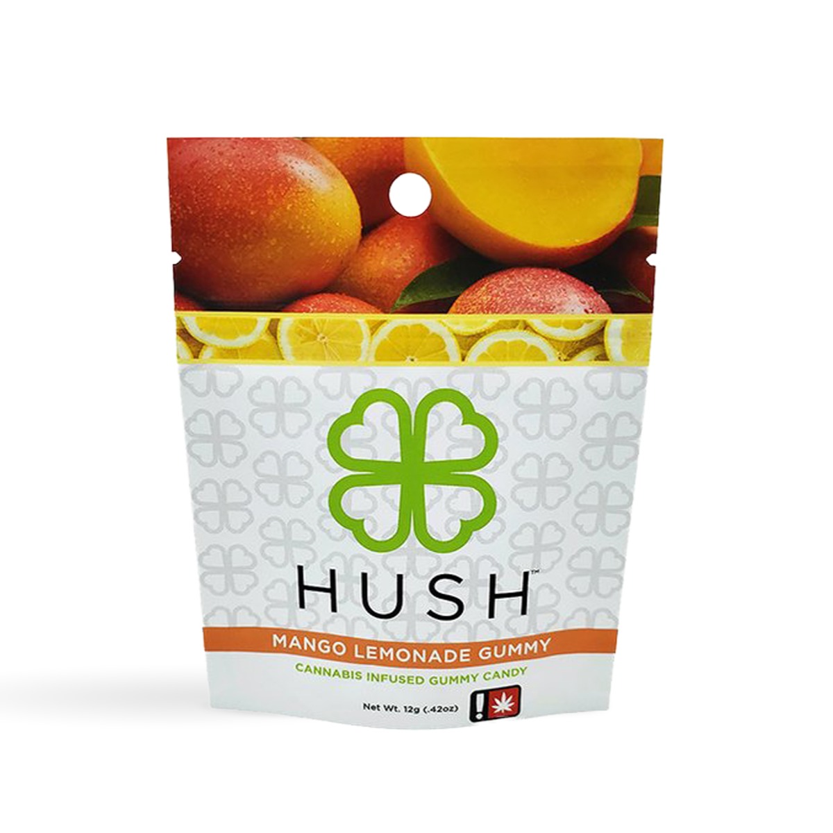 HUSH Mango Lemonade Gummy 50mg Leafly
