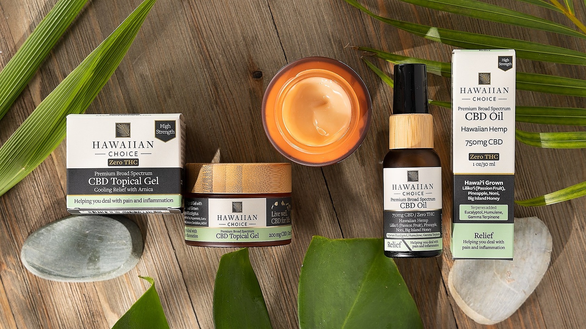 Hawaiian Choice: Hawaiian CBD with organic terpenes and