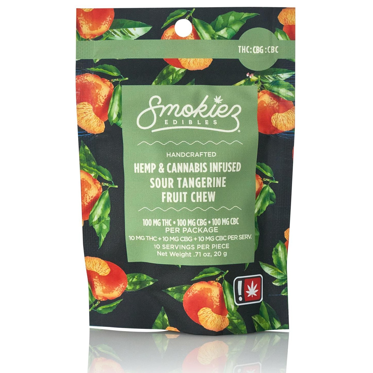 Smokiez Edibles: > Fruit Chews > > Sour Tangerine >
