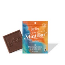 Grön: Grön Mini Bar - Daytime Sativa Milk Chocolate