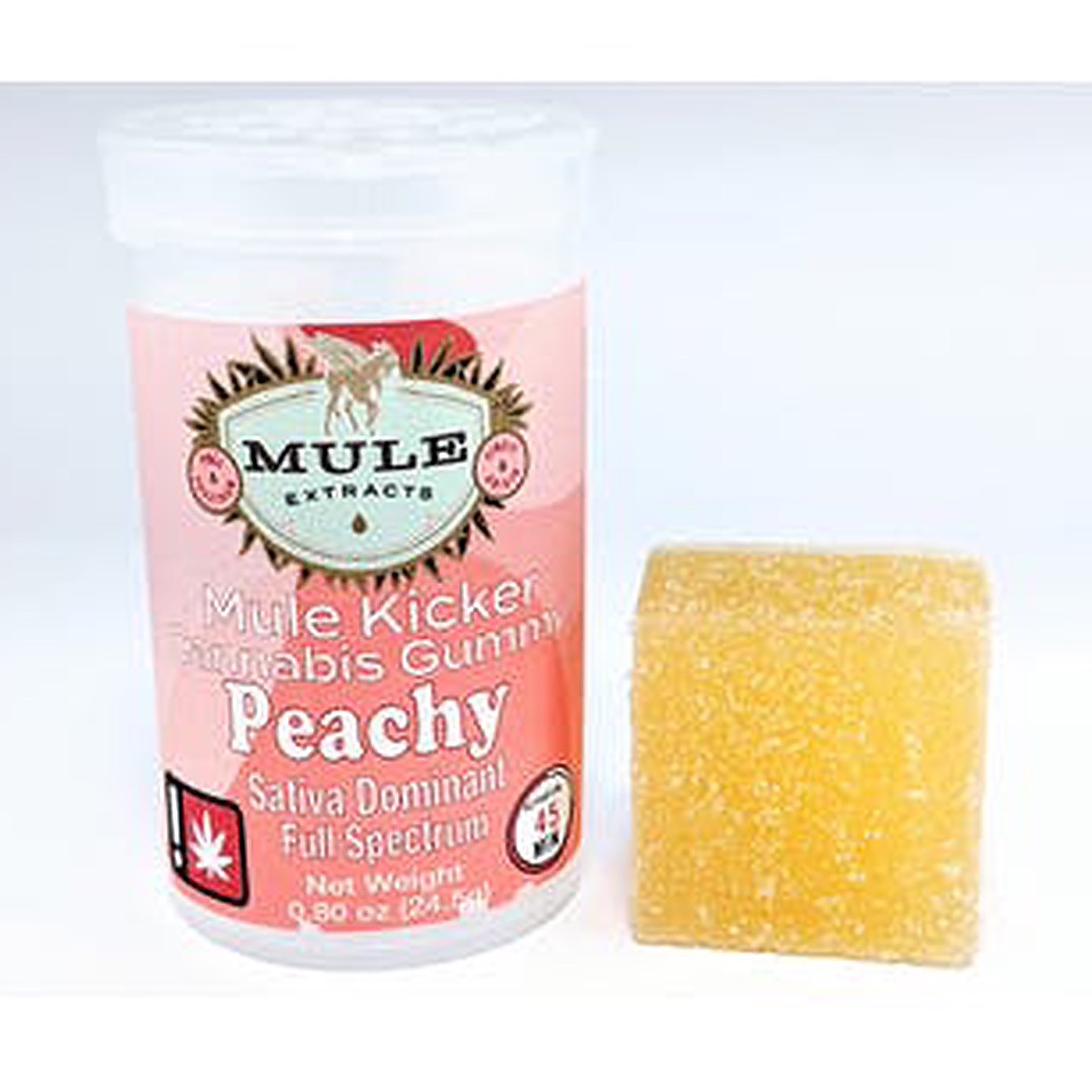 Mule Extracts: Peachy 100mg Gummy (S)