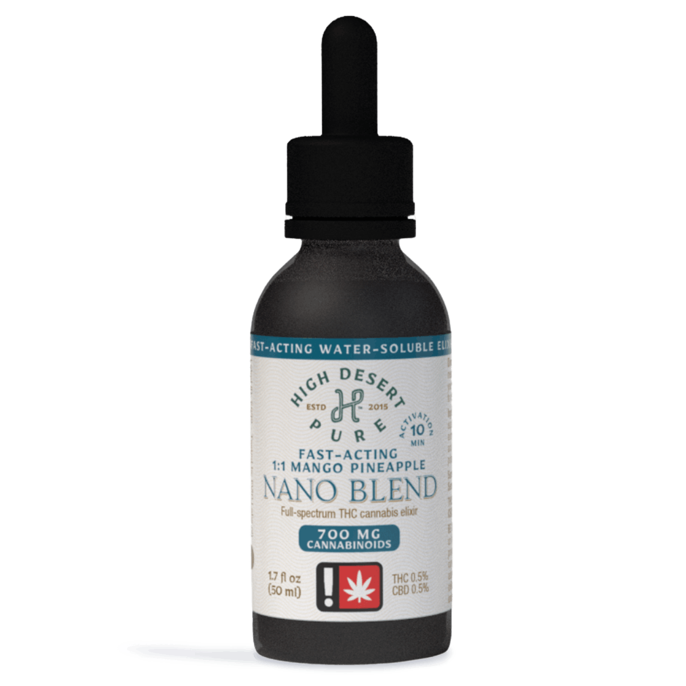 High Desert Pure: Desert Pineapple Mango Nano Boost Elixir 1.7 Fl Oz