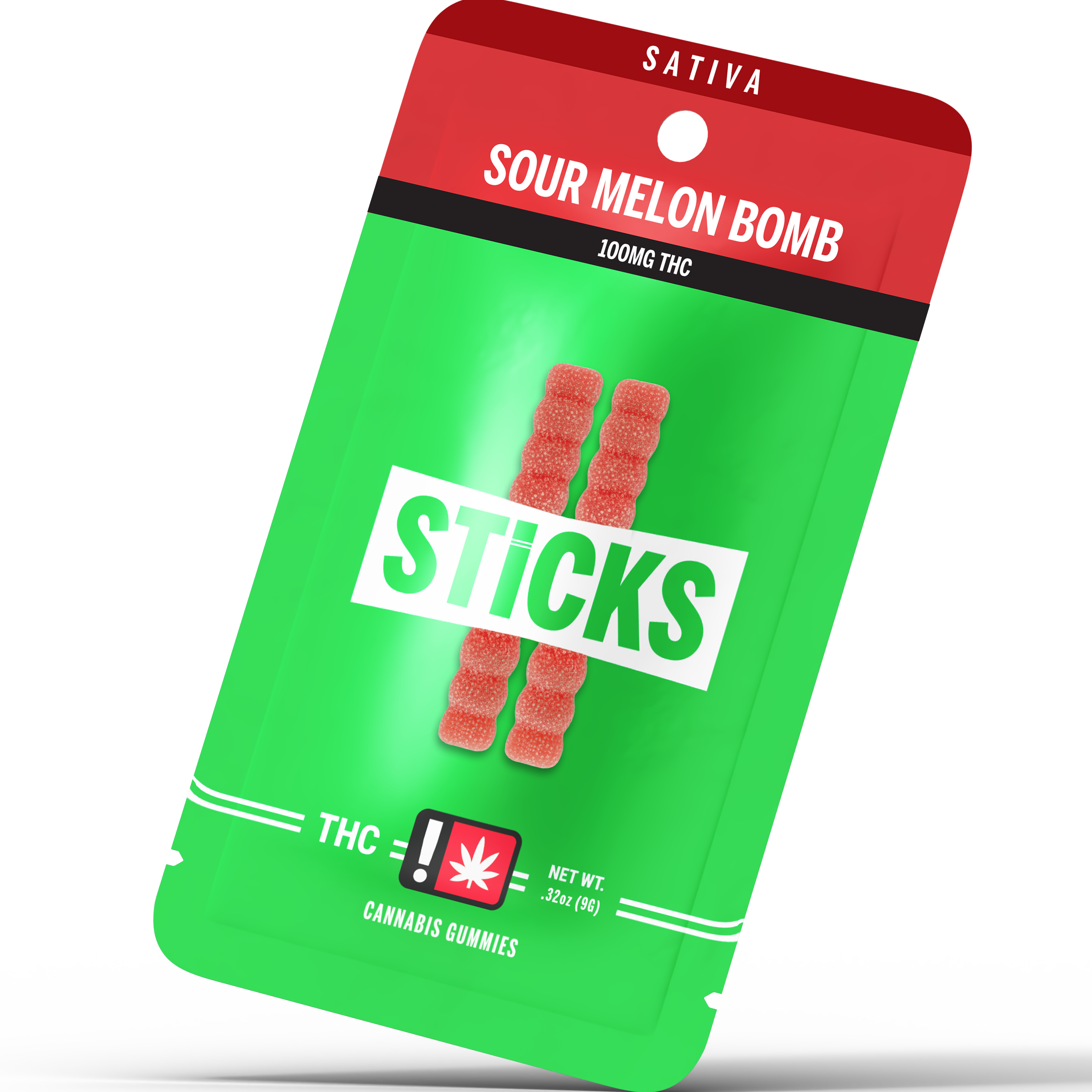 LTRMN: Sticks - 2x50mg - Sour Melon Bomb