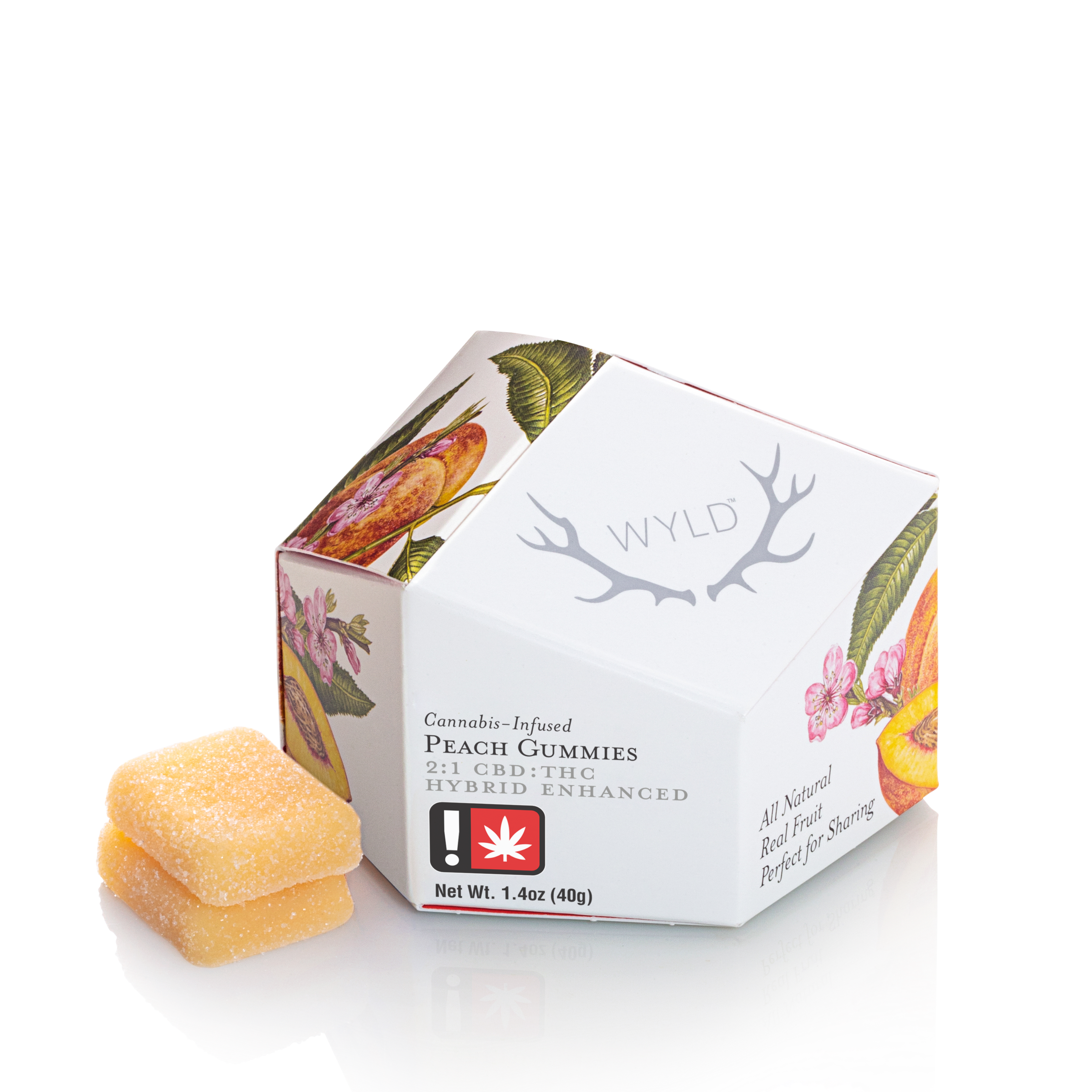 Wyld: Wyld Peach 2:1 CBD:THC