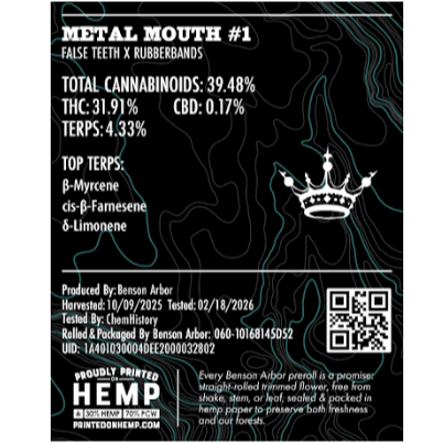Benson Arbor: Metal Mouth #1