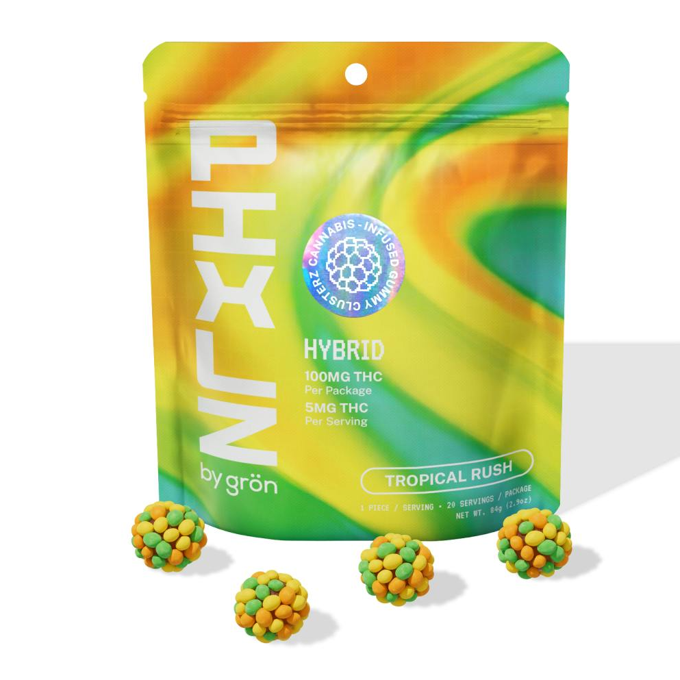 Grön: PIXLZ Hybrid Tropical Rush Gummy Cluters