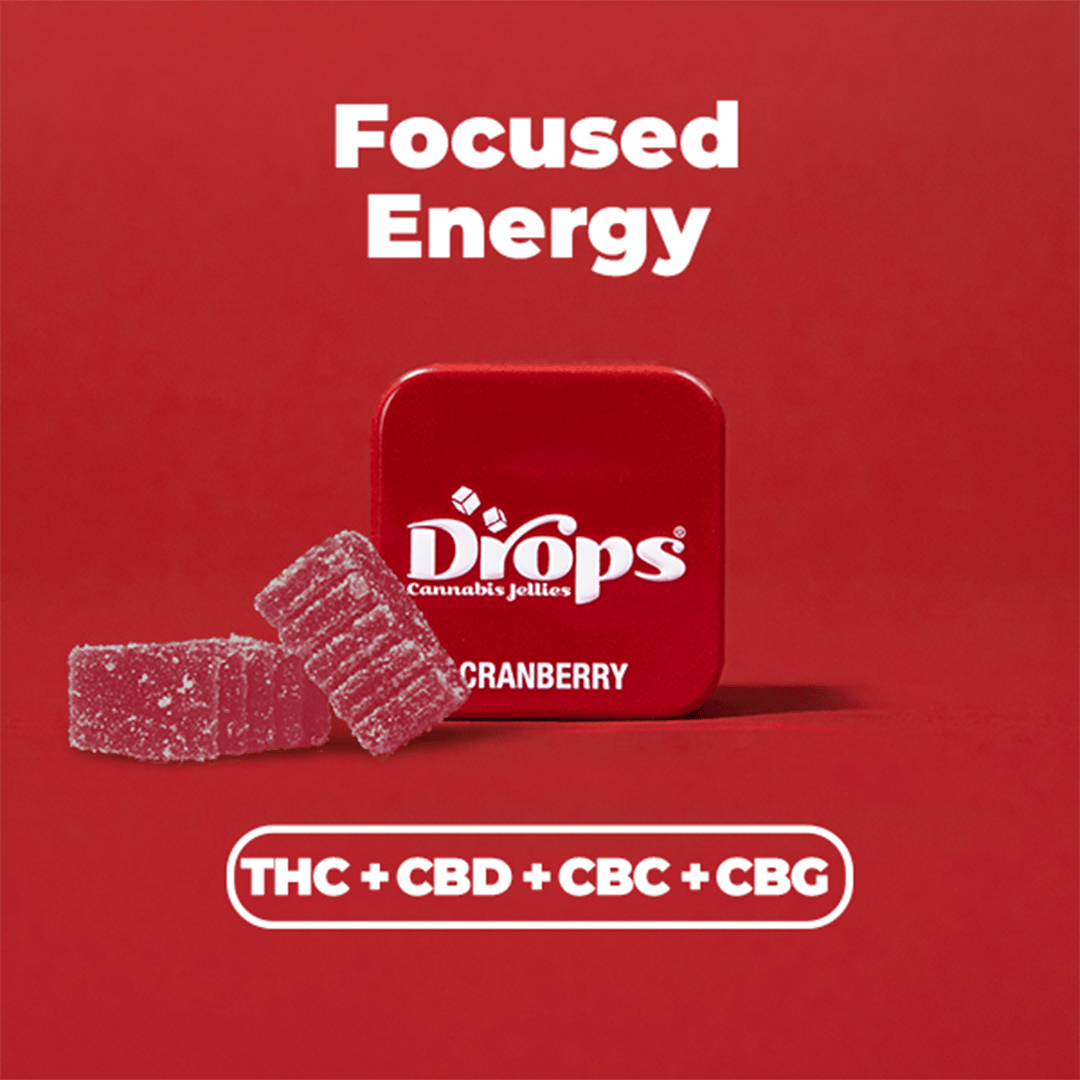 Drops: 2 Piece Focused Energy Cranberry :1