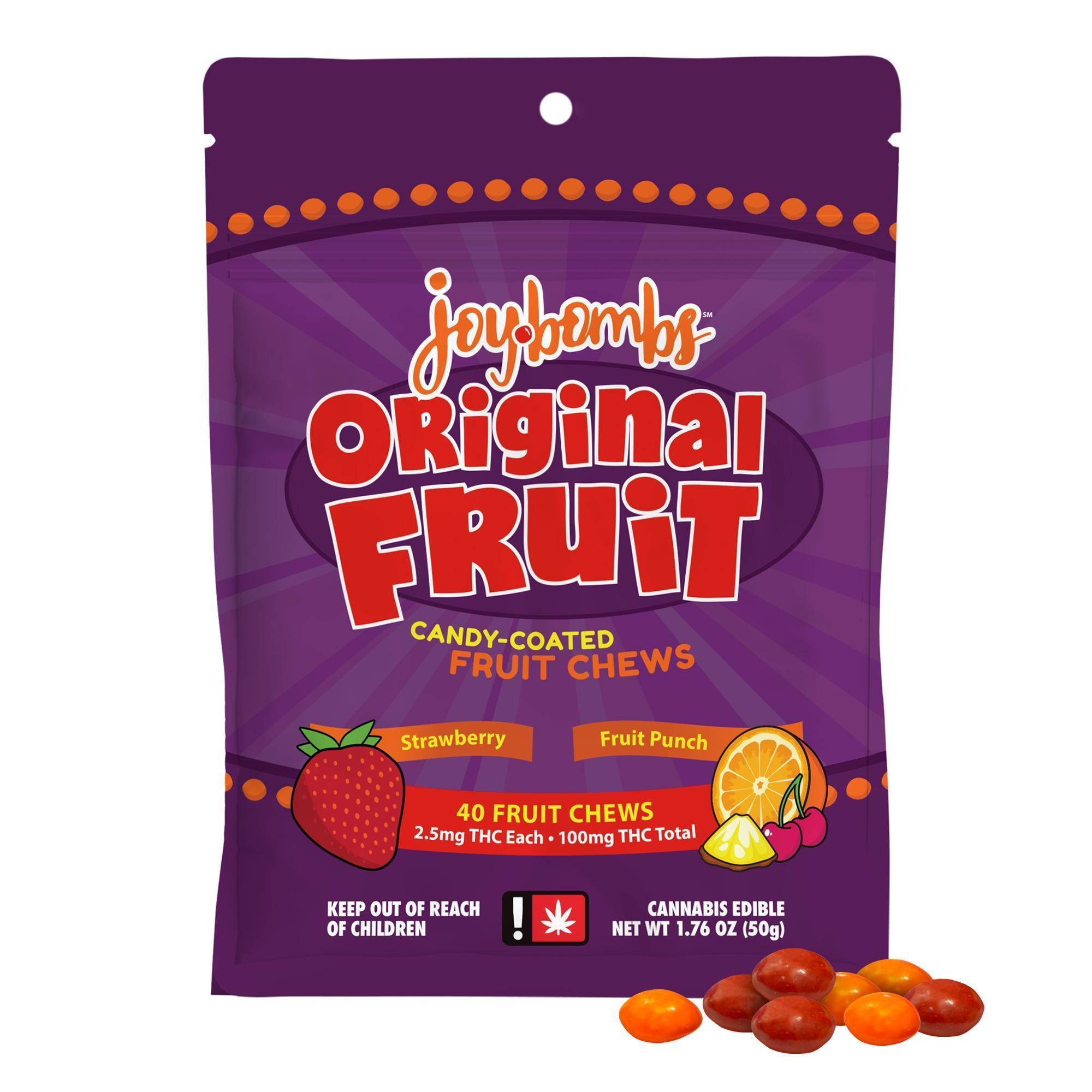 Nimble Distribution: Joy Bombs Fruit Chews - Original Fruit