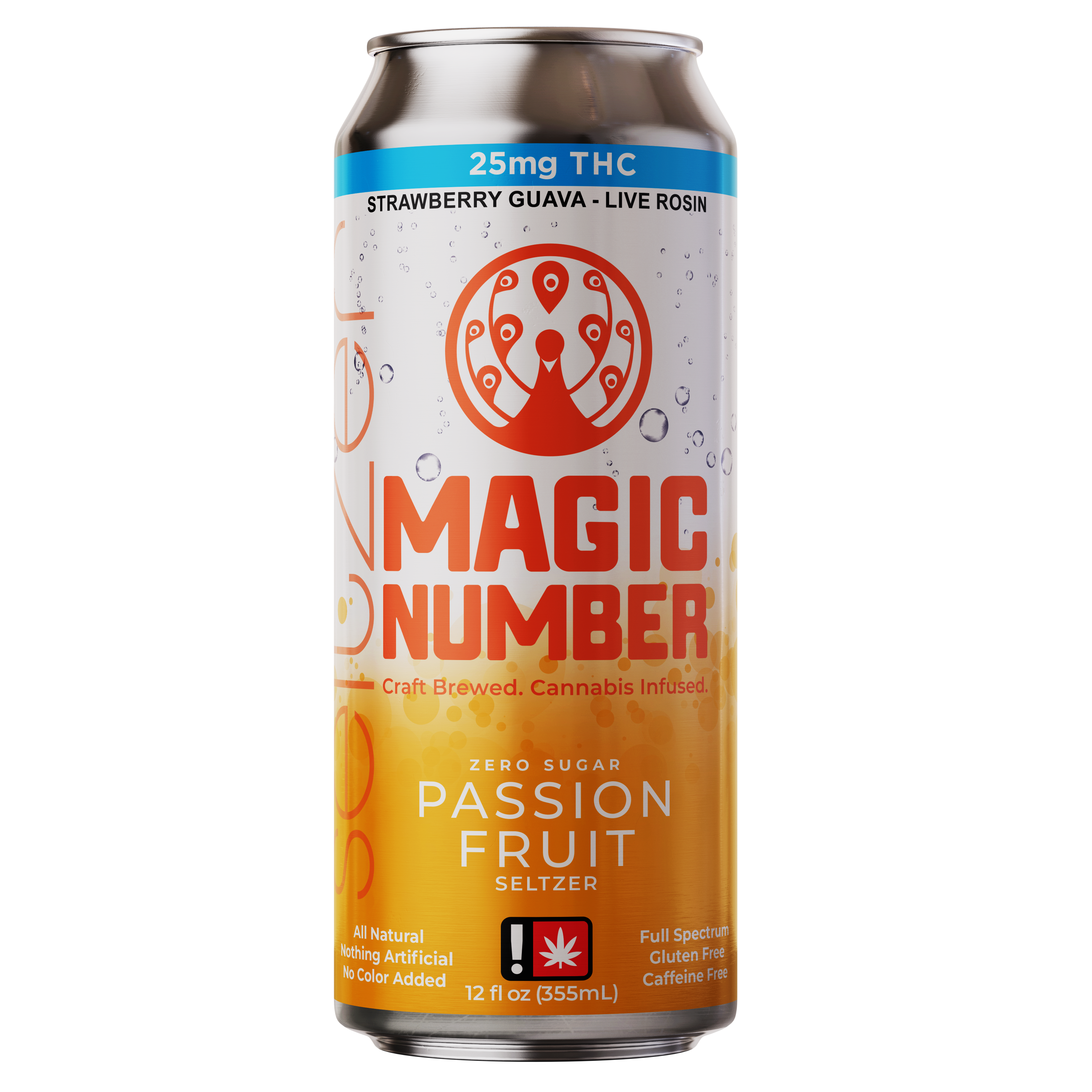 Magic Number: > Seltzer > Can > > Passionfruit