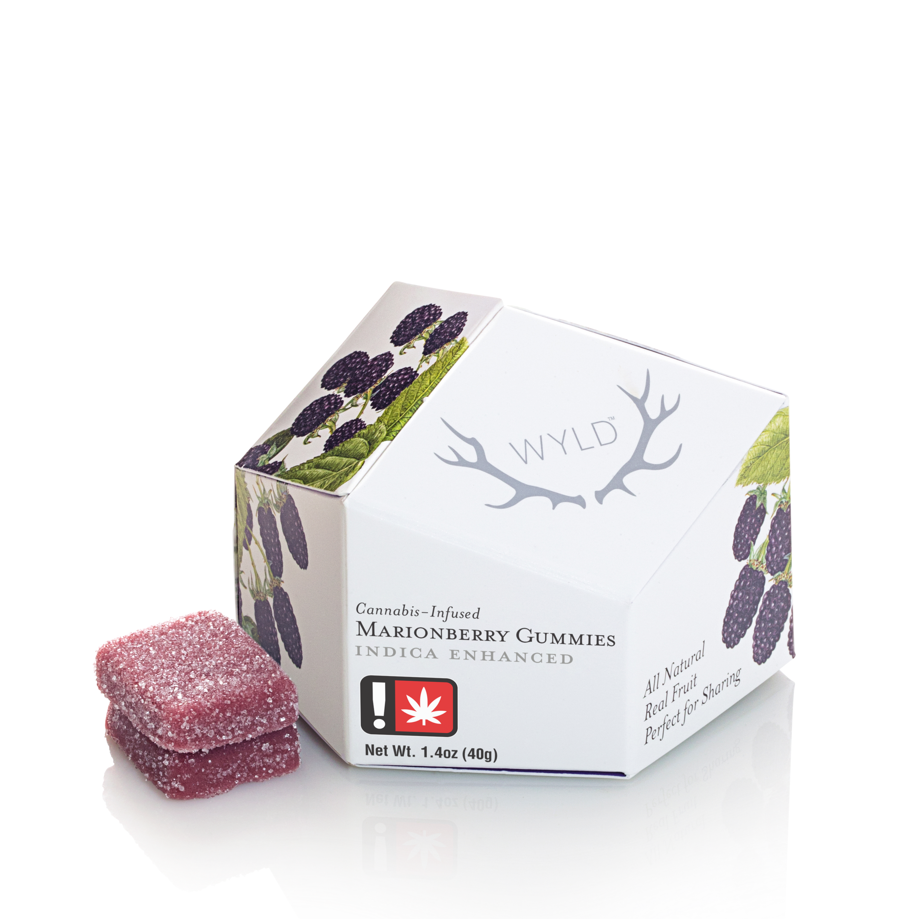 Wyld: Wyld Marionberry Indica 100mg Gummy