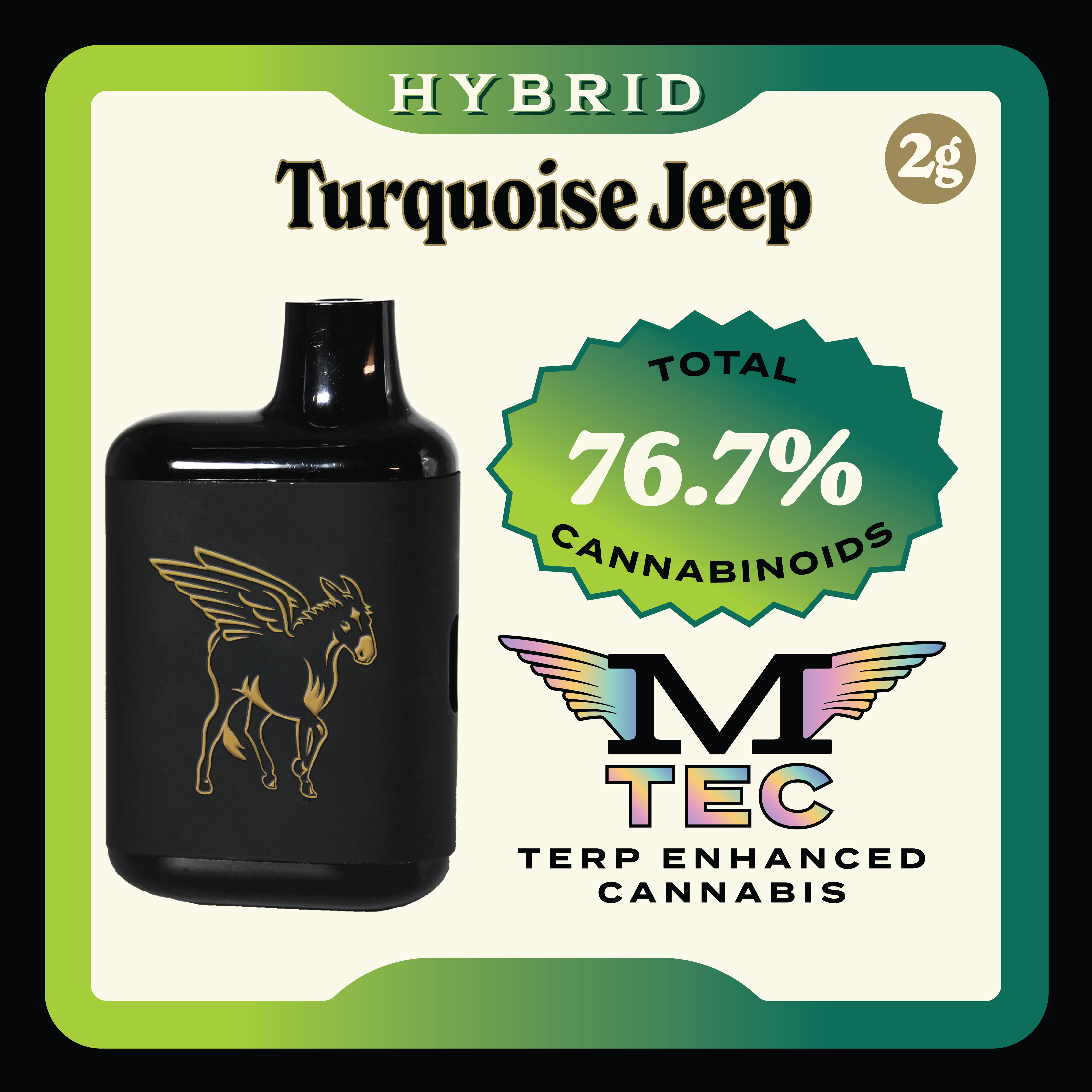 Mule Extracts: Turquoise Jeep