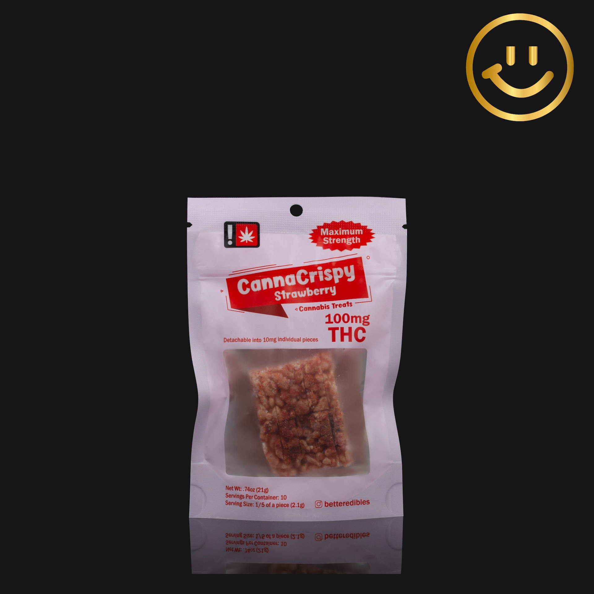 Better Edibles: Canna Crispy - Strawberry