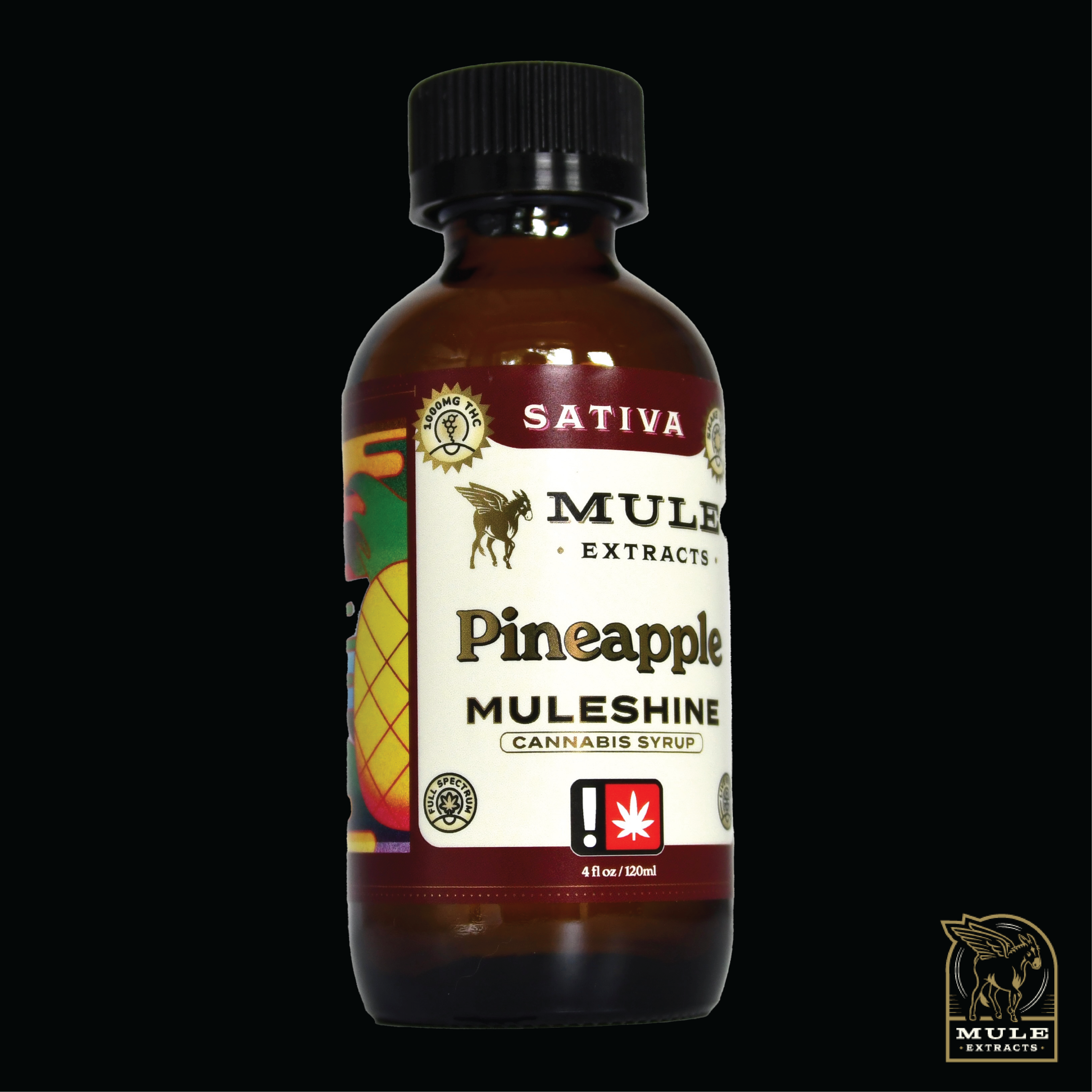 Mule Extracts: Shine Syrup - Pineapple Muleshine