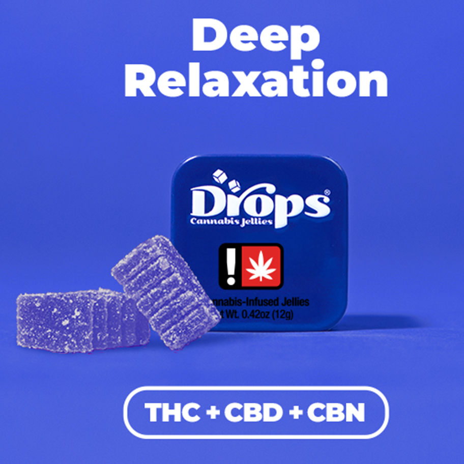 Drops: > 2pc Jellies > - : > Deep Relaxation > Black