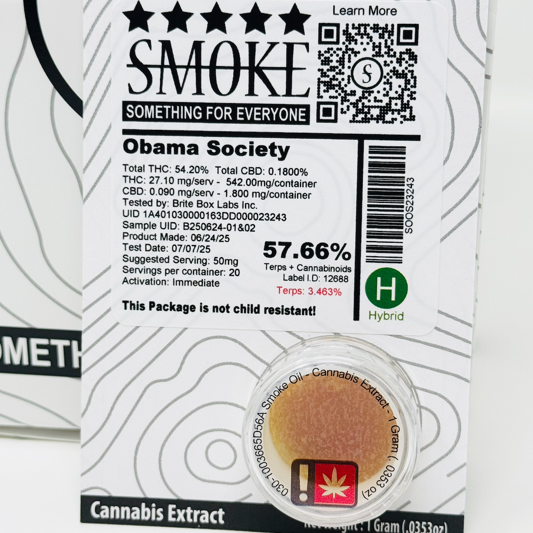 Pangaea Organics: Smoke Oil - Price Conscious Line - Obama Society