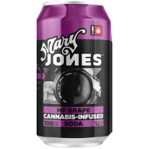 Mary Jones Sodas: Jones Mf Grape Cannabis Soda Mj